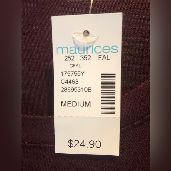 Eggplant purple colour tee shirt - Picture 4 of 4